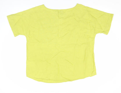 Womens UK Size XL Farhi by Nicole Farhi Green Basic Blouse
