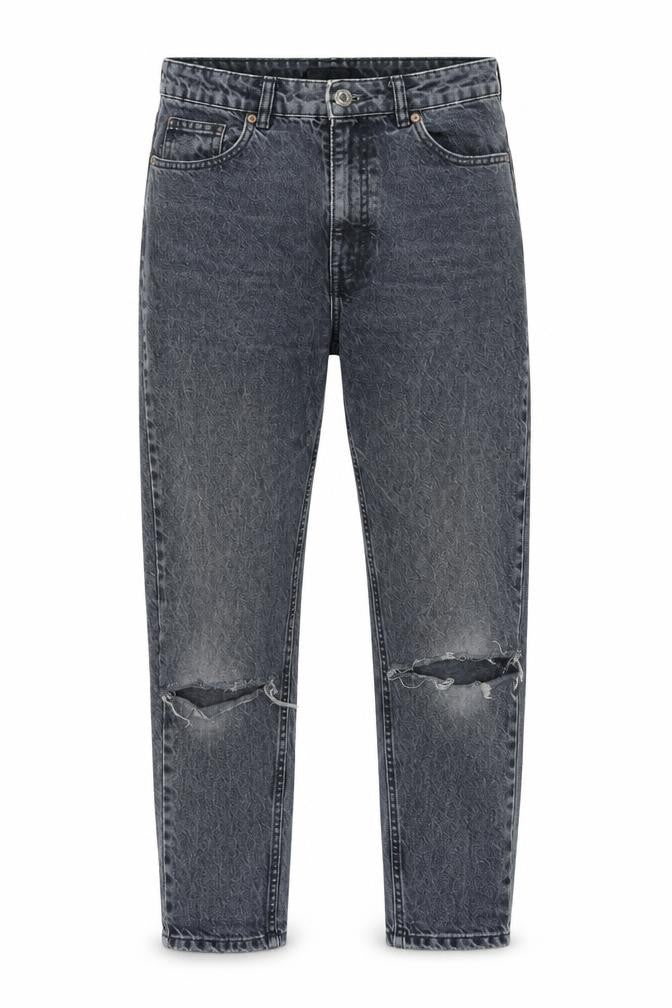 Womens UK Size 10 Zara Relaxed Fit Mom Grey Jeans