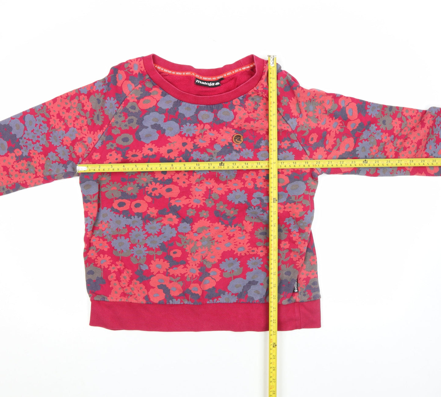 Womens UK Size M Maloja Red Pullover Sweatshirt