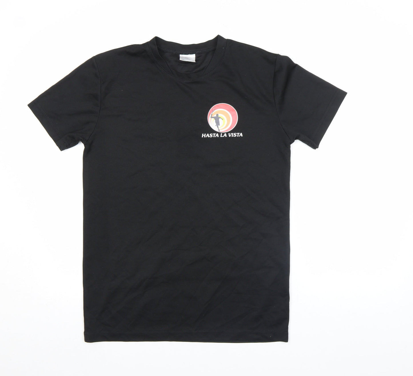 Mens UK Size M Adler Black  T-Shirt