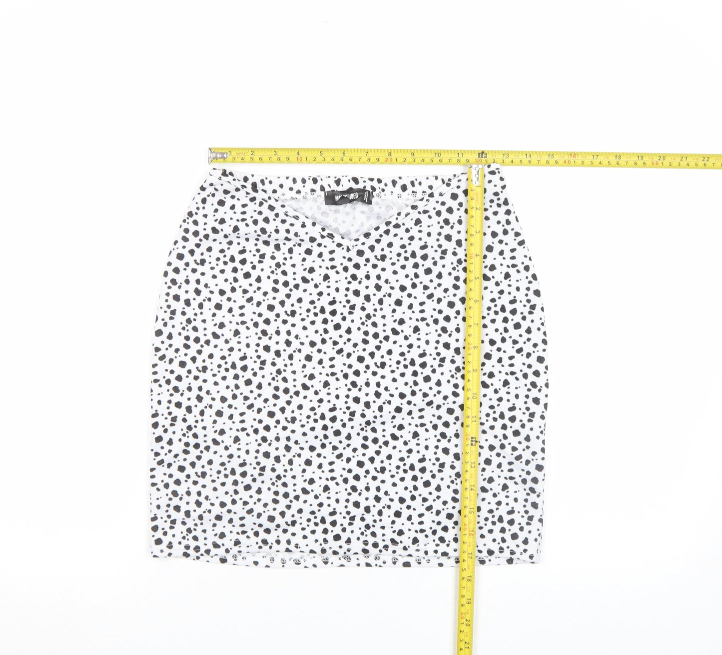 Womens UK Size 8 Missguided Straight & Pencil Jersey Skirt