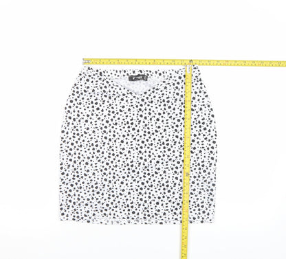 Womens UK Size 8 Missguided Straight & Pencil Jersey Skirt
