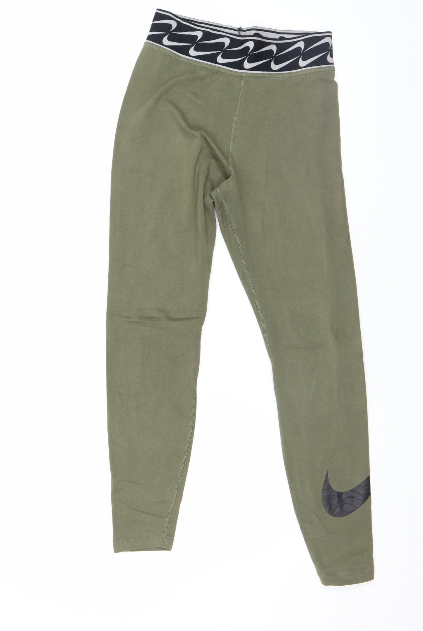 Womens UK Size S Nike Slim Fit Leggings Green Leggings