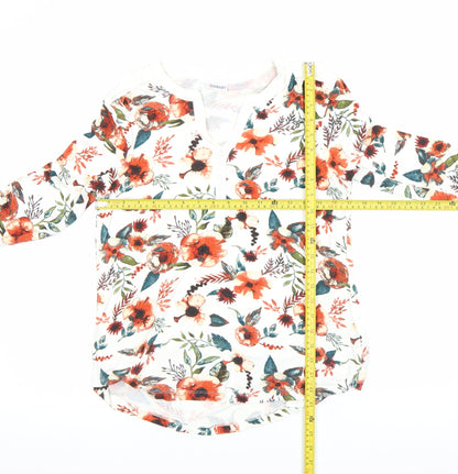 Womens UK Size S Damart Multicoloured Basic Button-Up