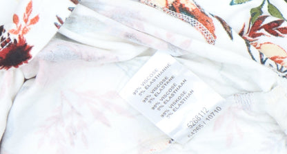 Womens UK Size S Damart Multicoloured Basic Button-Up