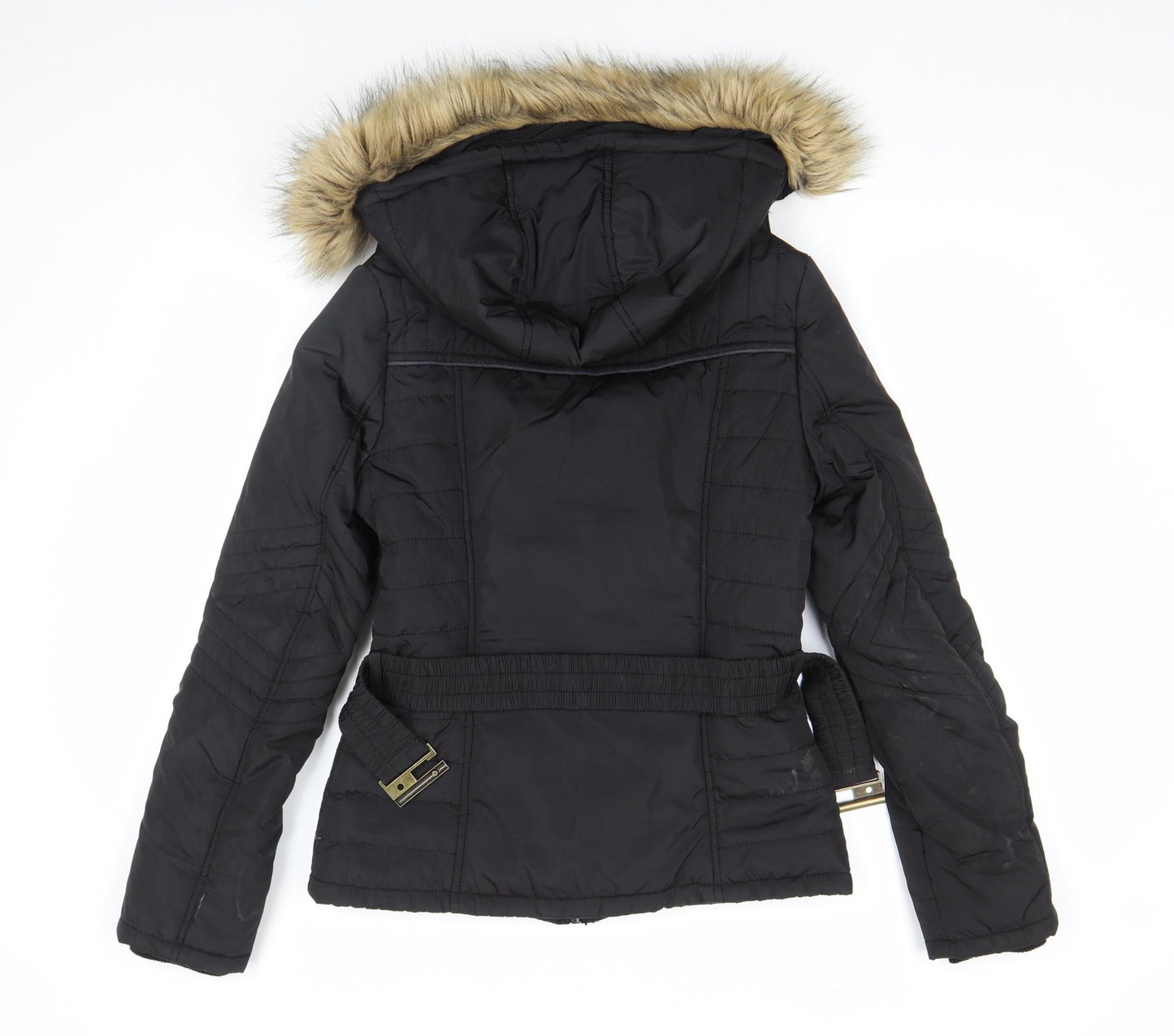 Womens UK Size S Jump & Fish Black Puffer Jacket