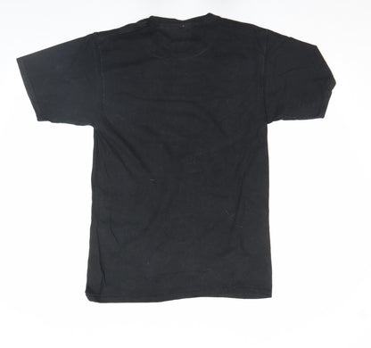 Mens UK Size M Port & Company Black  T-Shirt