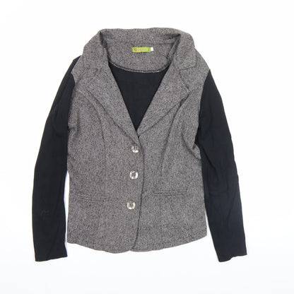 Womens UK Size M Nwillow Regular Grey Blazer