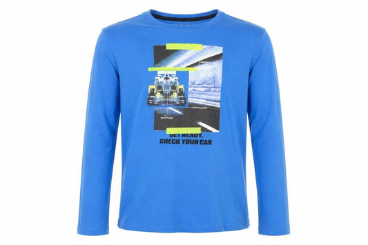 Boys UK Size 158 Wolfwear Blue Basic T-Shirt