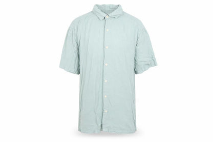 ASOS DESIGN Men's Green Short Sleeve Button-Up Shirt Size M