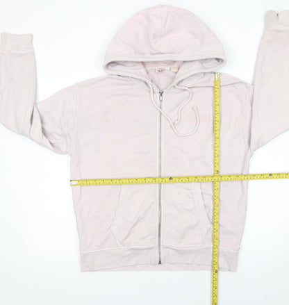 Womens UK Size L Levi's Pink Full Zip Hoodie
