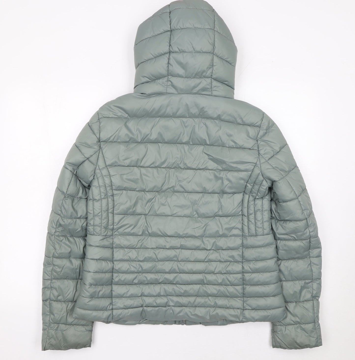 Womens UK Size 12/14 Primark Grey Puffer Jacket