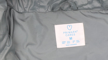 Womens UK Size 12/14 Primark Grey Puffer Jacket