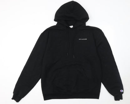 Mens UK Size L Champion Black Pullover Hoodie