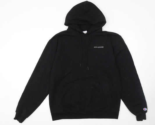 Mens UK Size L Champion Black Pullover Hoodie