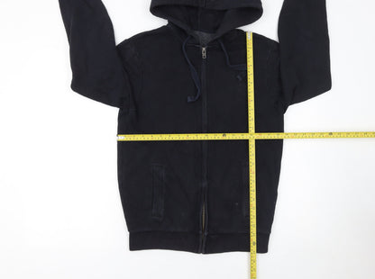 Mens UK Size S Jack Wills Black Full Zip Hoodie