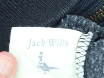 Mens UK Size S Jack Wills Black Full Zip Hoodie