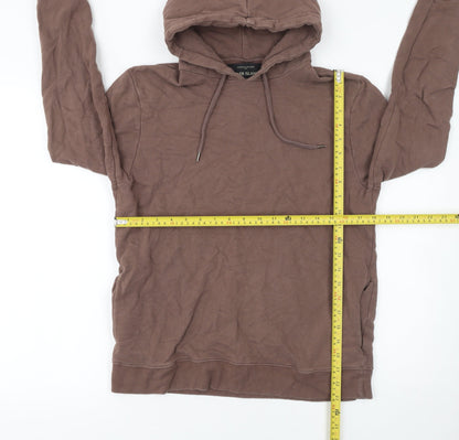 Mens UK Size S River Island Brown Pullover Hoodie