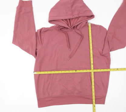 Womens UK Size XL 90 Degree by Reflex Pink Pullover Hoodie