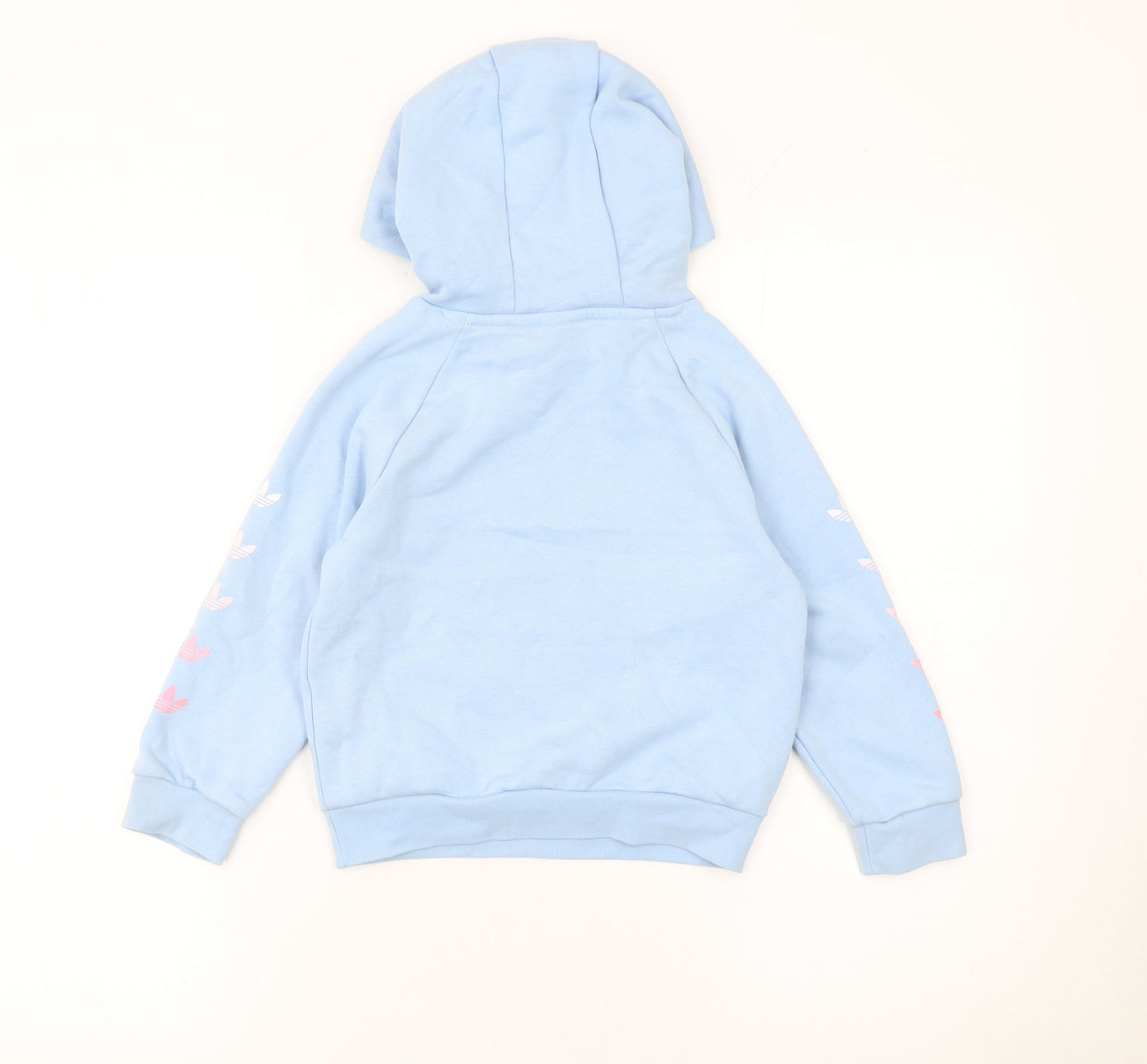 Girls UK Size 3-4 Years adidas Blue Pullover Hoodie
