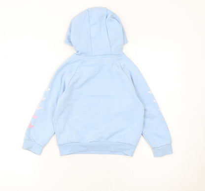 Girls UK Size 3-4 Years adidas Blue Pullover Hoodie