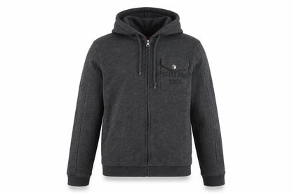 Mens UK Size L GUESS Grey Full Zip Hoodie