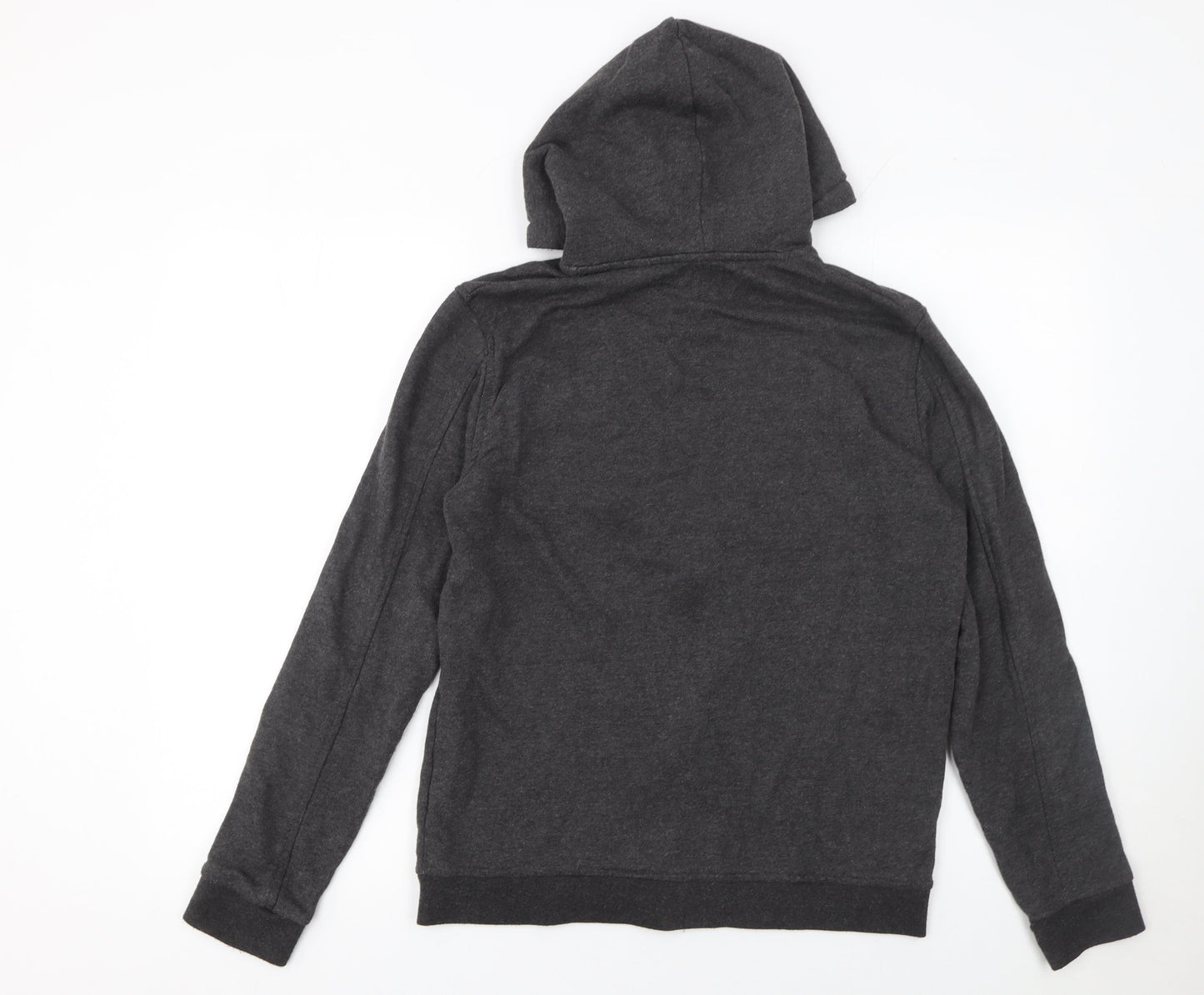 Mens UK Size L GUESS Grey Full Zip Hoodie