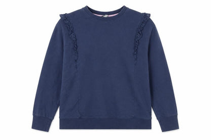 Womens UK Size 14 Joules Blue Pullover Sweatshirt
