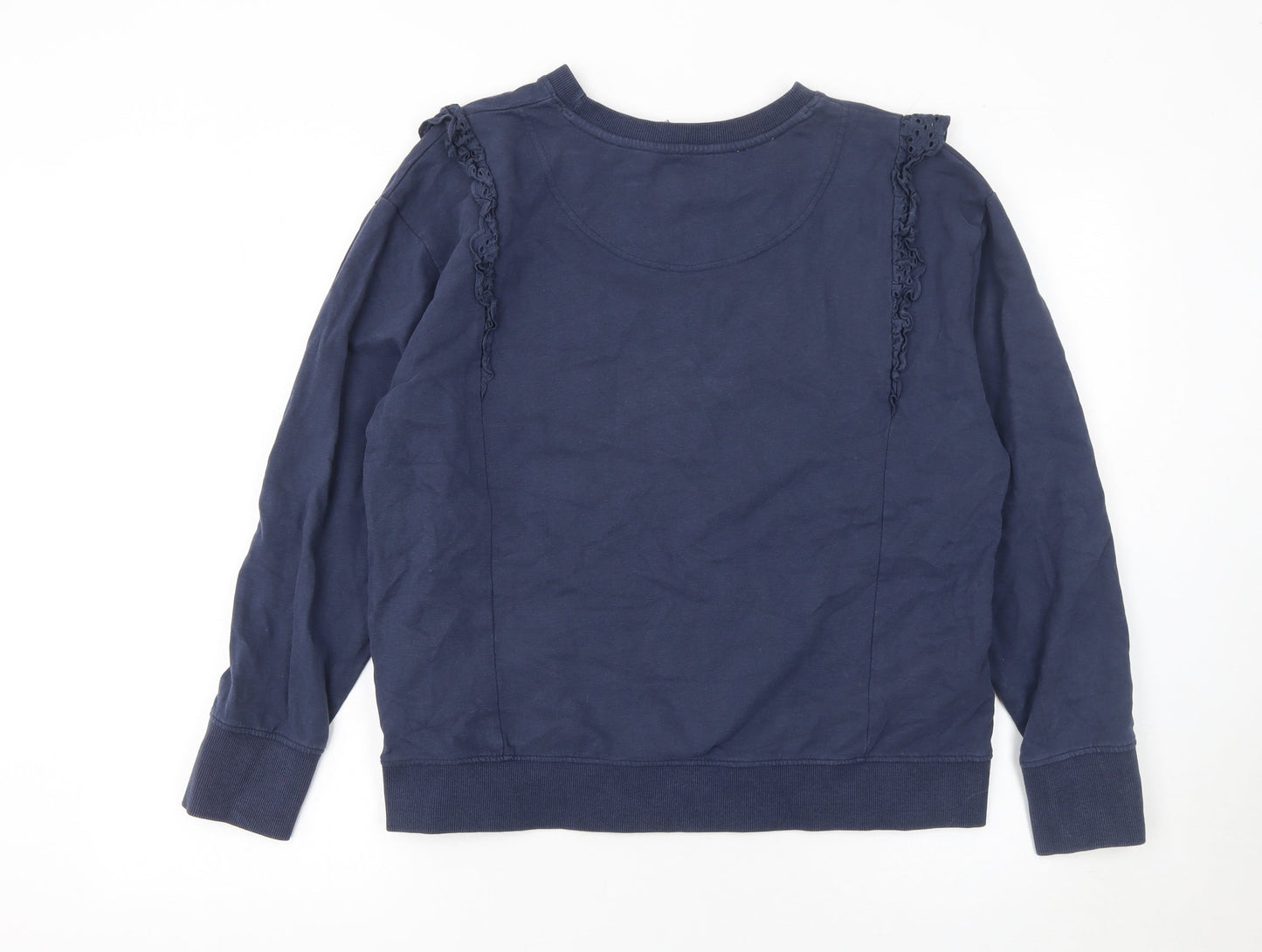 Womens UK Size 14 Joules Blue Pullover Sweatshirt