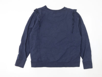 Womens UK Size 14 Joules Blue Pullover Sweatshirt