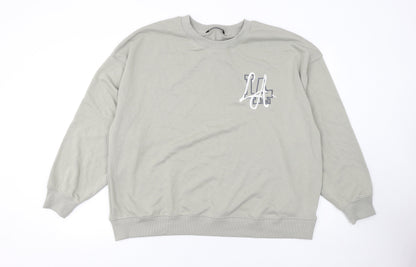 Womens UK Size 16 Dunnes Stores Grey Pullover Sweatshirt