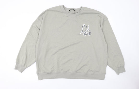 Womens UK Size 16 Dunnes Stores Grey Pullover Sweatshirt