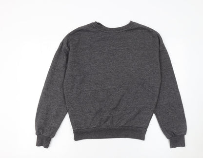 Womens UK Size 2XS NASA Grey Pullover Sweatshirt
