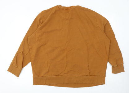 Womens UK Size 22 Simply Be Brown Pullover Sweatshirt