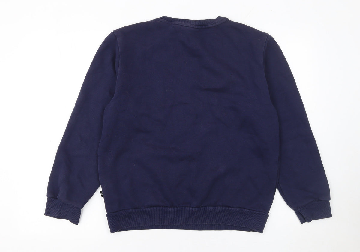 Mens UK Size S PUMA Blue Pullover Sweatshirt