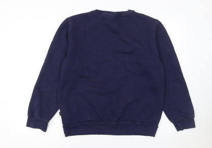 Mens UK Size S PUMA Blue Pullover Sweatshirt