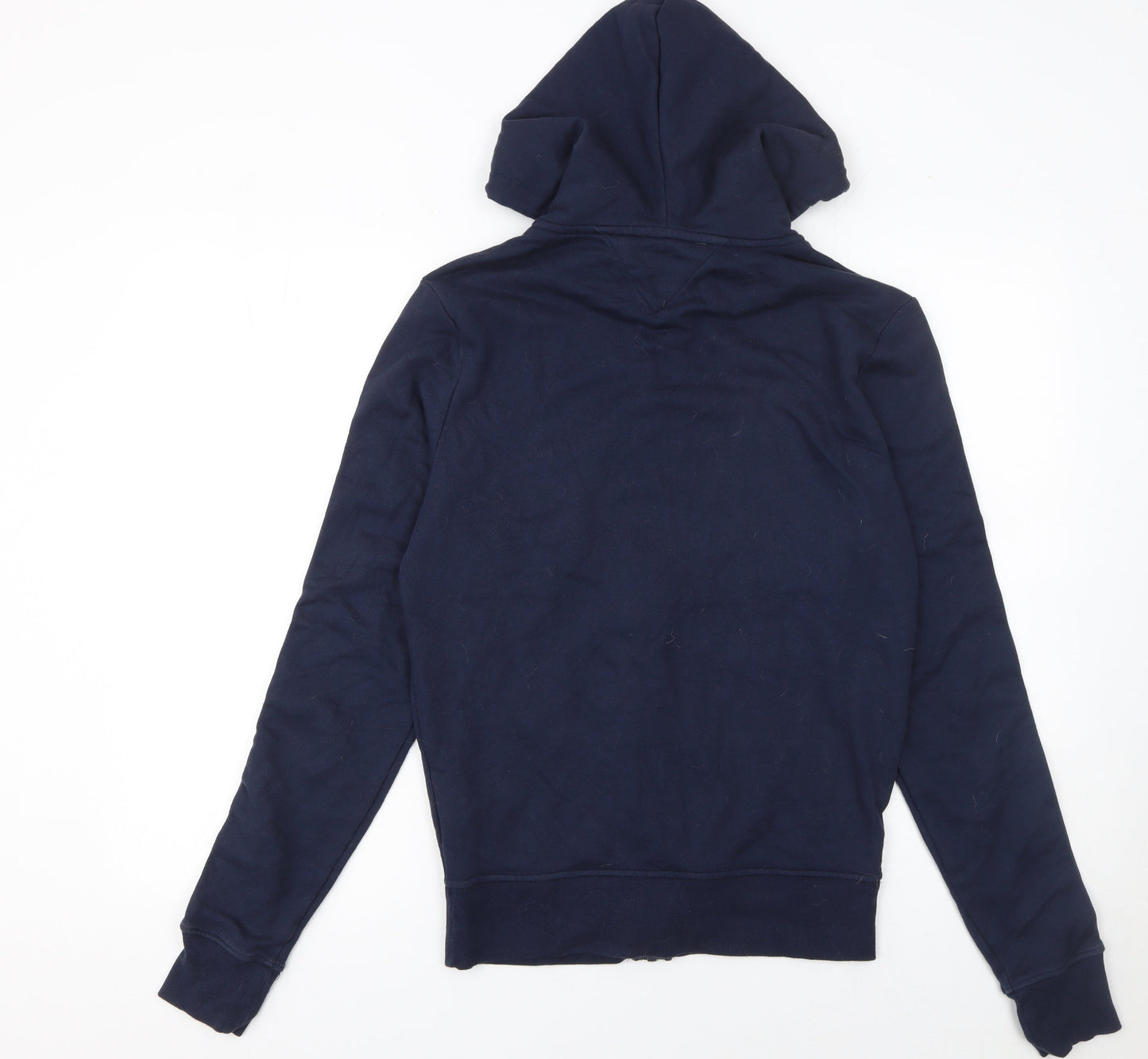 Mens UK Size S Tommy Hilfiger Blue Full Zip Hoodie