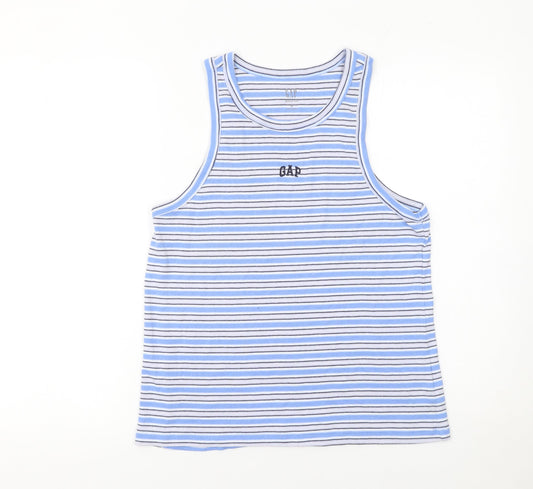 Womens UK Size XL Gap Blue Basic Tank