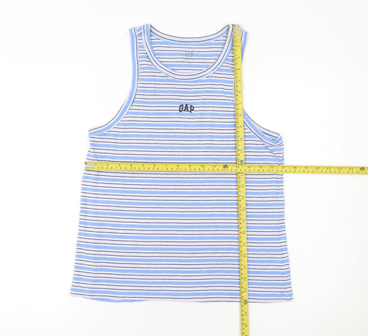 Womens UK Size XL Gap Blue Basic Tank