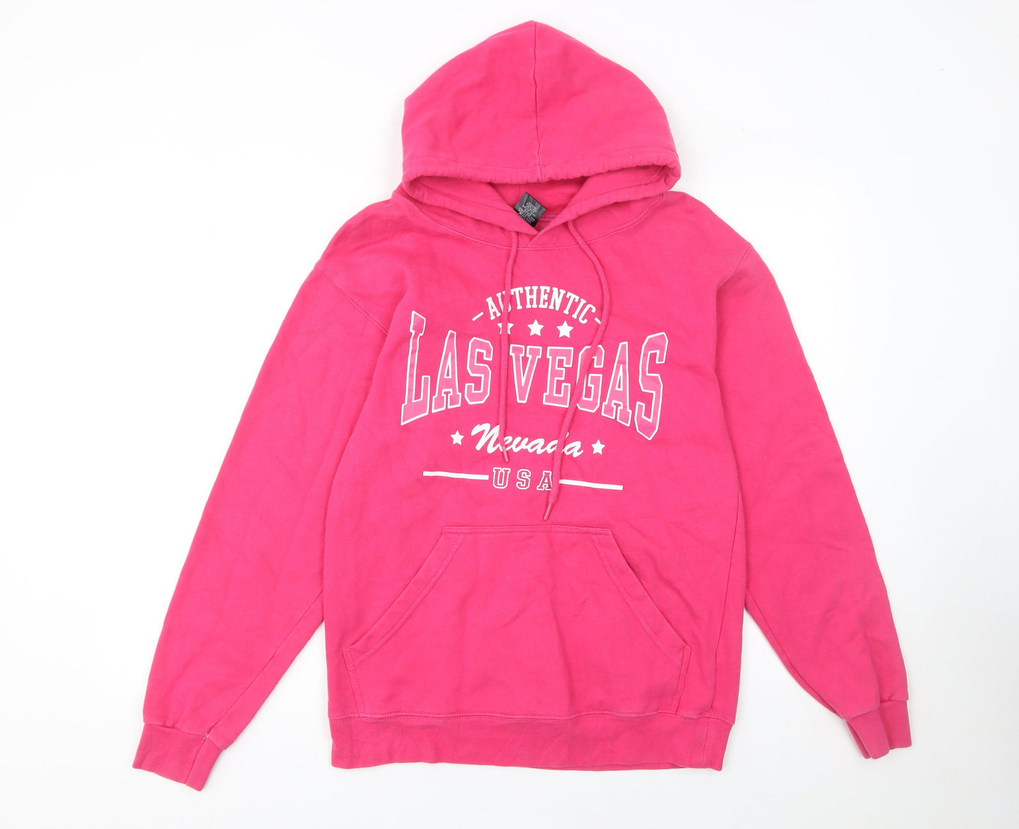 Womens UK Size S Point Sportswear Pink Pullover Hoodie
