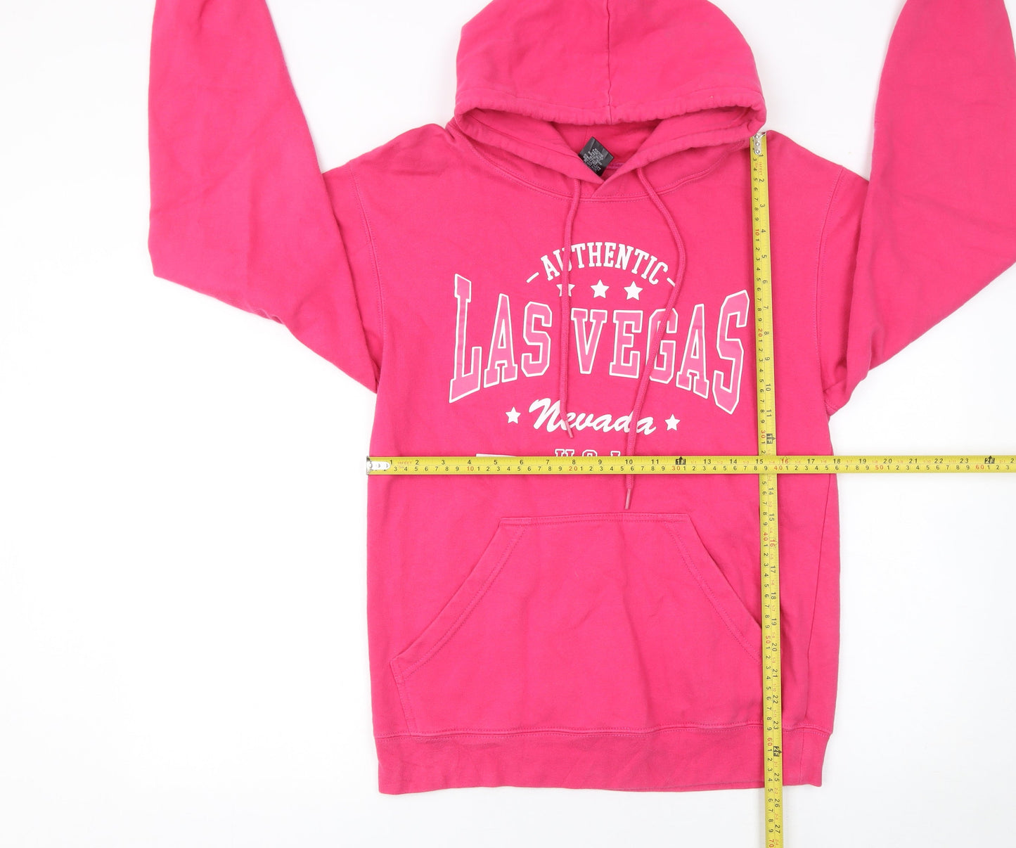 Womens UK Size S Point Sportswear Pink Pullover Hoodie