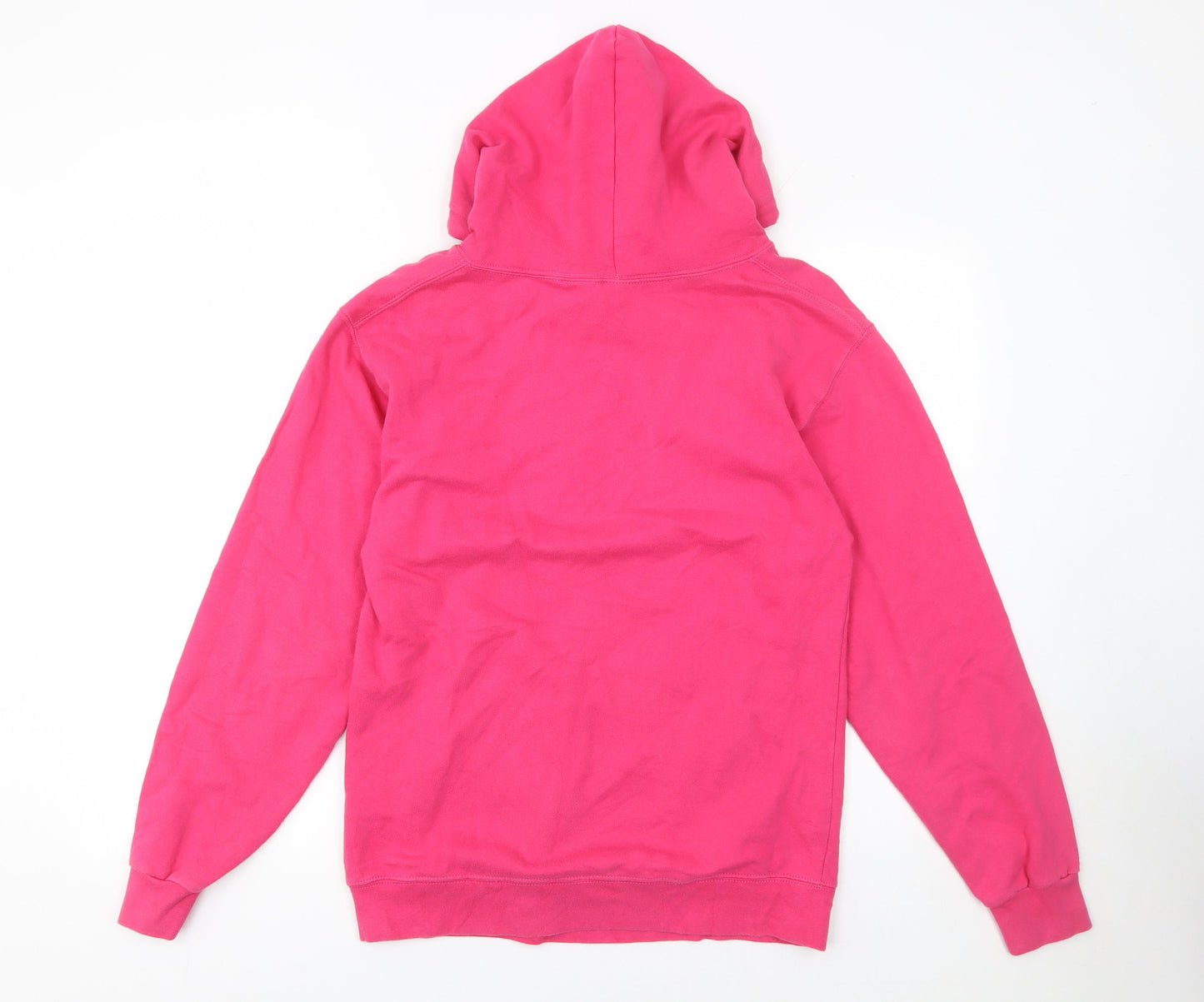 Womens UK Size S Point Sportswear Pink Pullover Hoodie