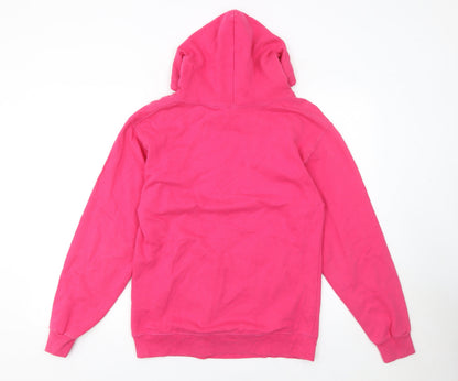 Womens UK Size S Point Sportswear Pink Pullover Hoodie