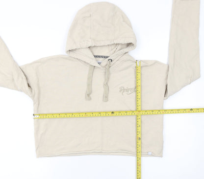 Womens UK Size 8 Animal Beige Pullover Hoodie