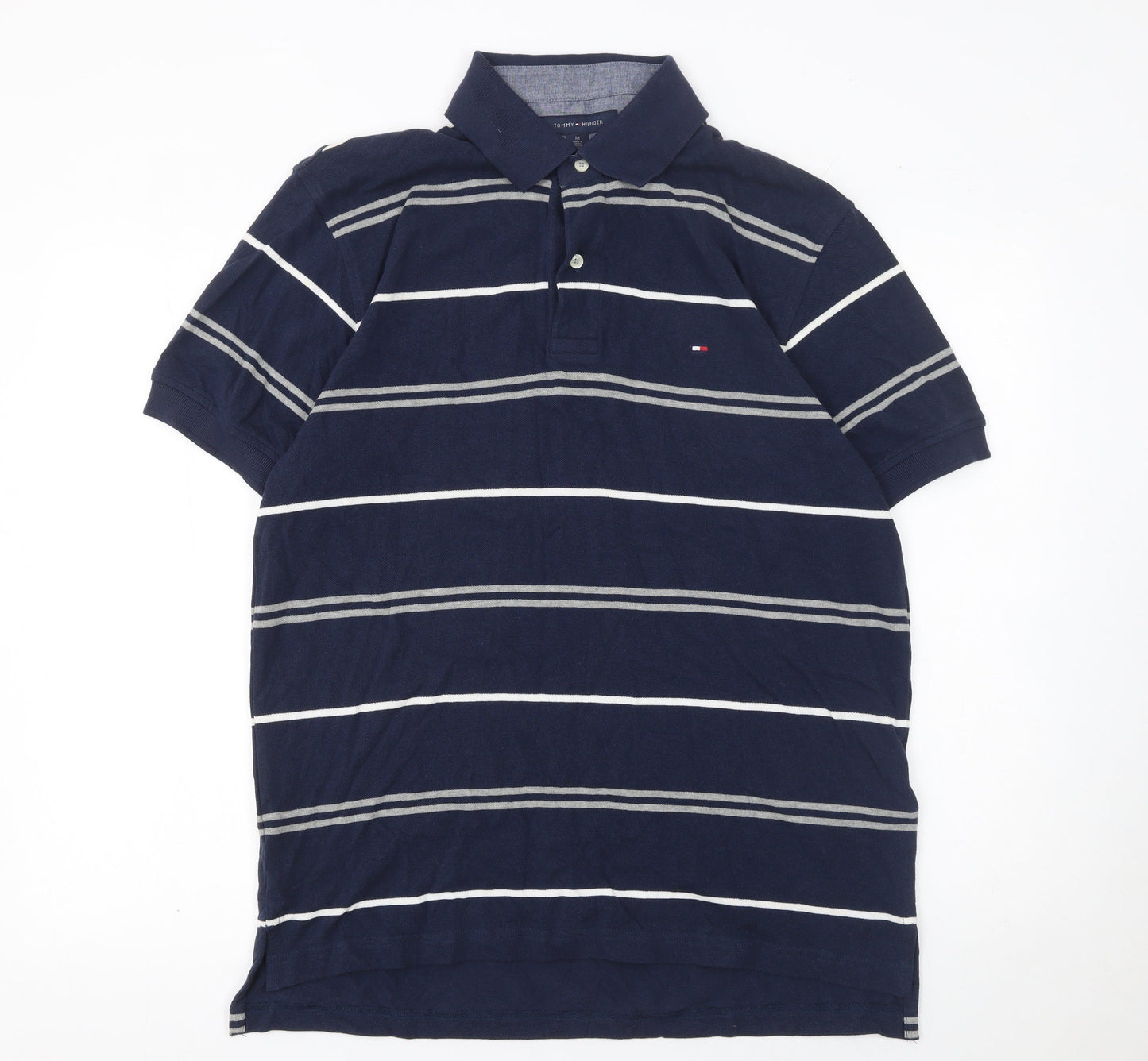 Mens UK Size M Tommy Hilfiger 100% Cotton Polo Shirt