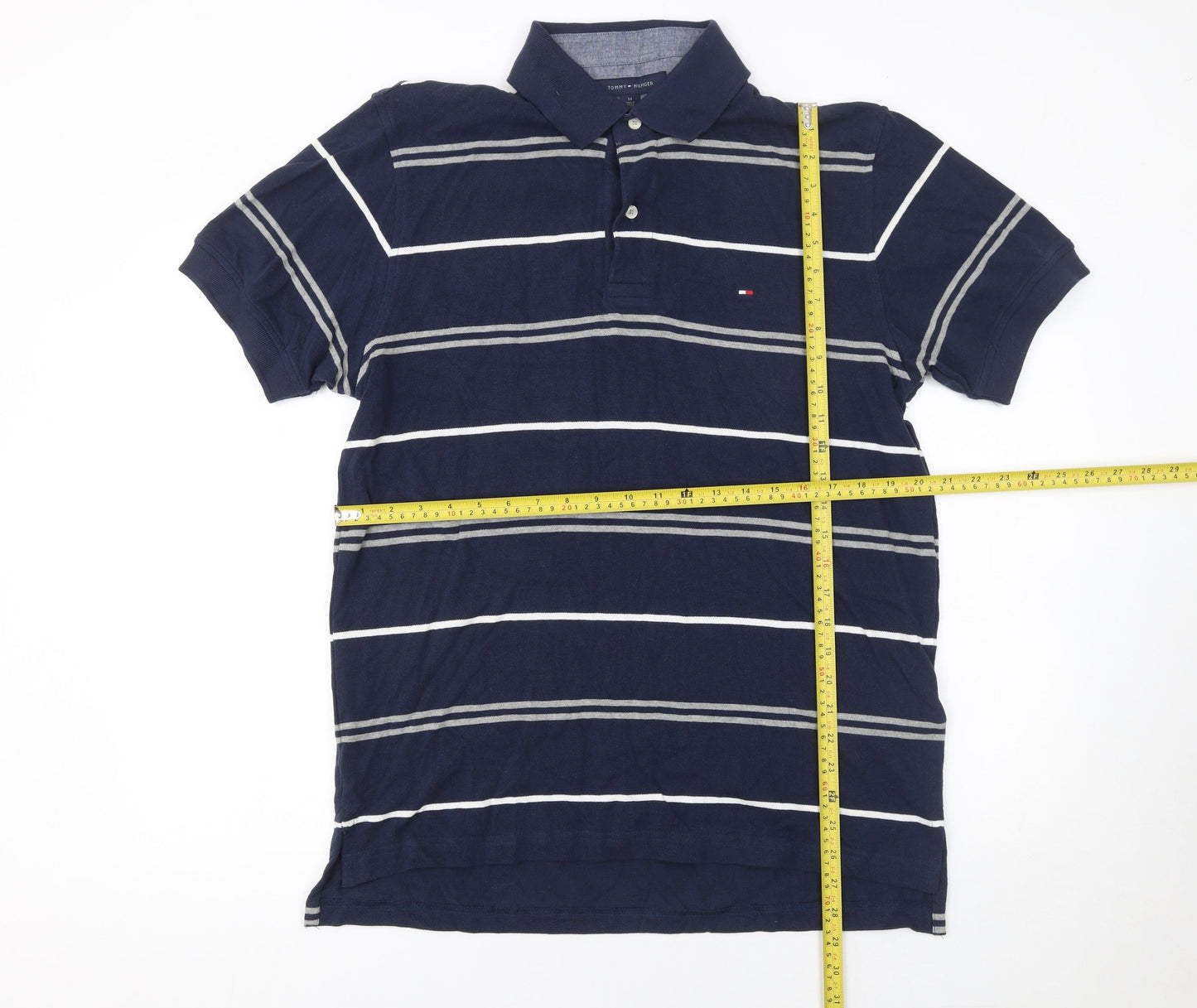 Mens UK Size M Tommy Hilfiger 100% Cotton Polo Shirt