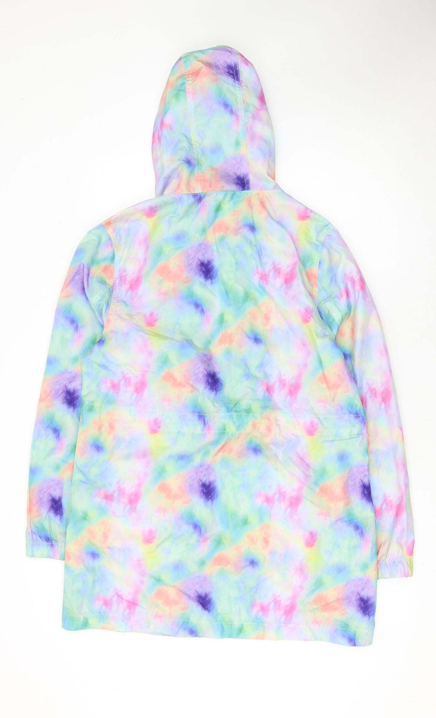 Womens UK Size 12 Brave Soul Multicoloured Windbreaker Coat