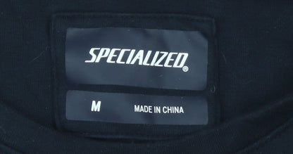 Mens UK Size M Specialized Black Pullover Sweatshirt