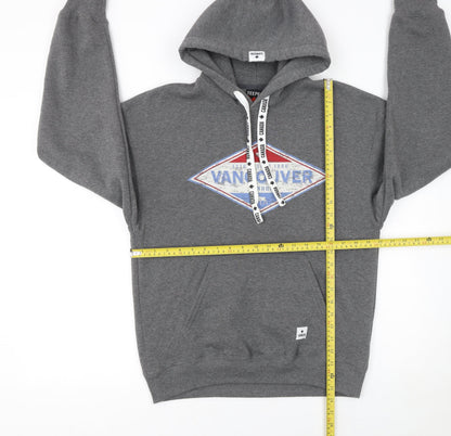 Mens UK Size S Teepee Grey Pullover Hoodie