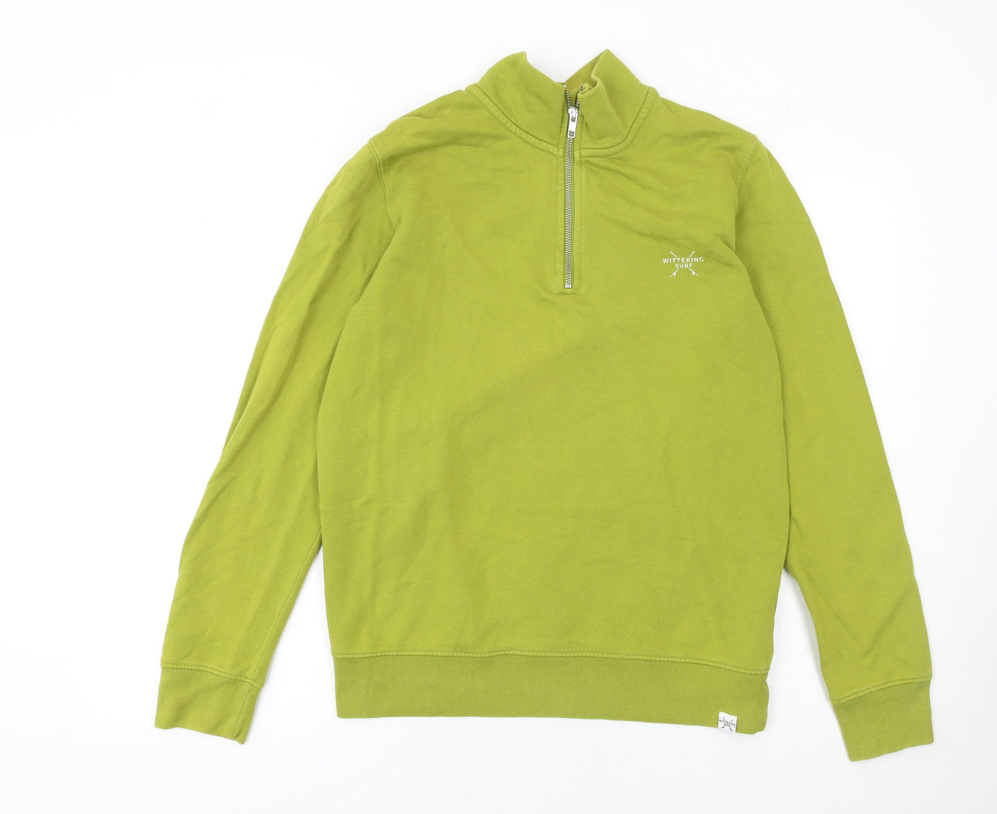 Mens UK Size S Wittering Surf Green Pullover Sweatshirt